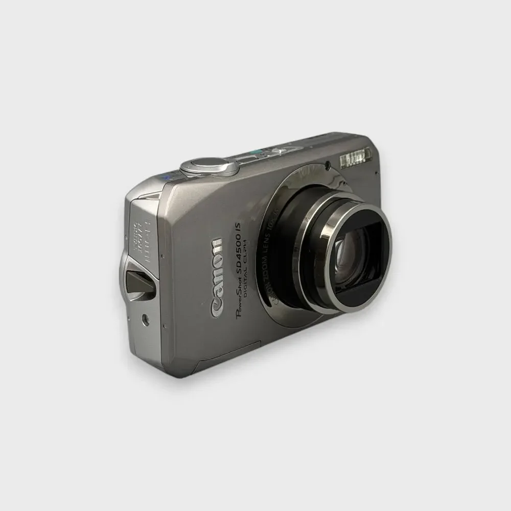 Canon PowerShot SD4500 IS Digital Camera | 10MP | Silver